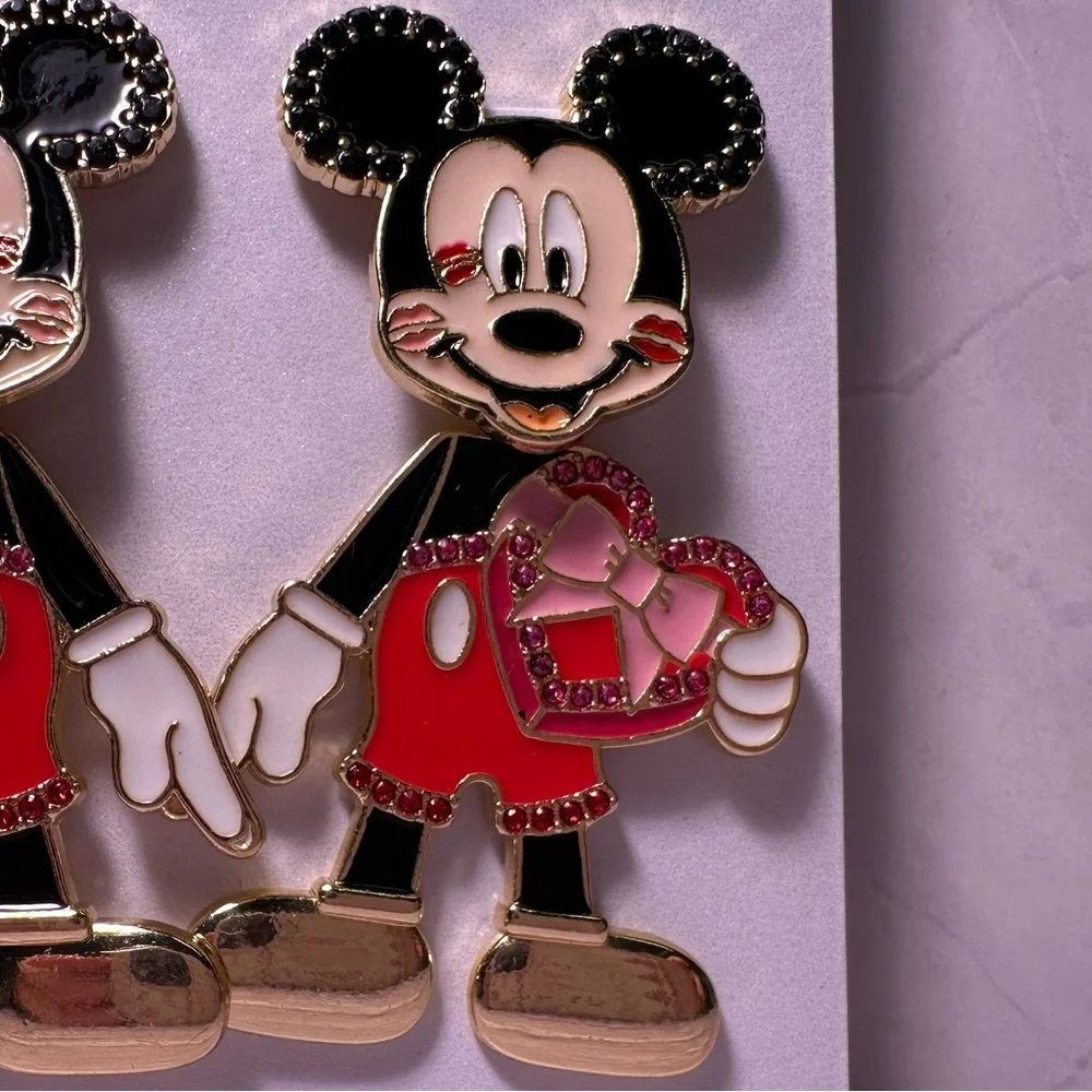 BaubleBar x Disney Valentine Mickey earrings NWT - Picture 4 of 7